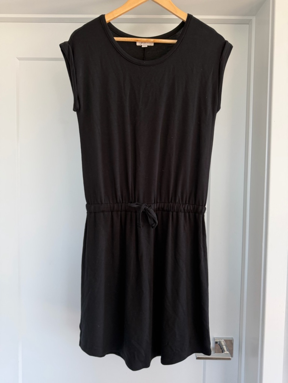 LOFT Black Casual Drawstring Waist Girls' Dress
